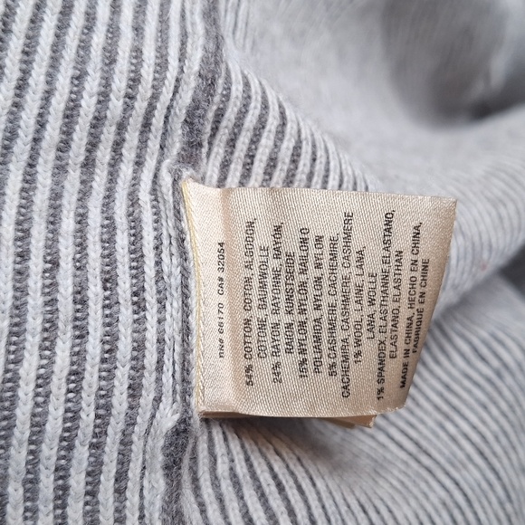 Anthropologie Moth Madison Park Ribbed Poncho M/L - Picture 8 of 10